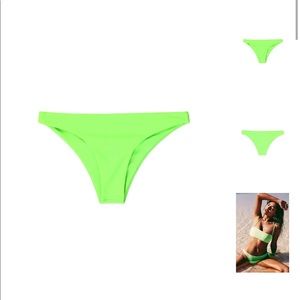 SKIN by SAME Los Angeles Neon Green Bikini Bottom